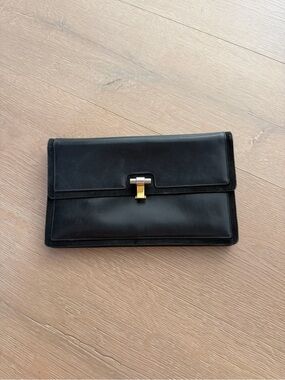 Vintage Salvatore Ferragamo Claret Clutch